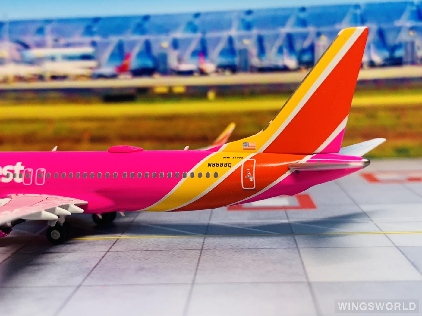 NGmodels 1:400 NG88015 Southwest Airlines 美国西南航空 Boeing 737 MAX 8 N8888Q