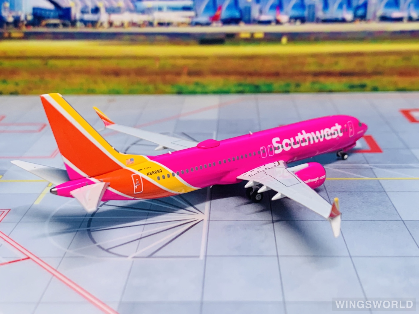 NGmodels 1:400 NG88015 Southwest Airlines 美国西南航空 Boeing 737 MAX 8 N8888Q