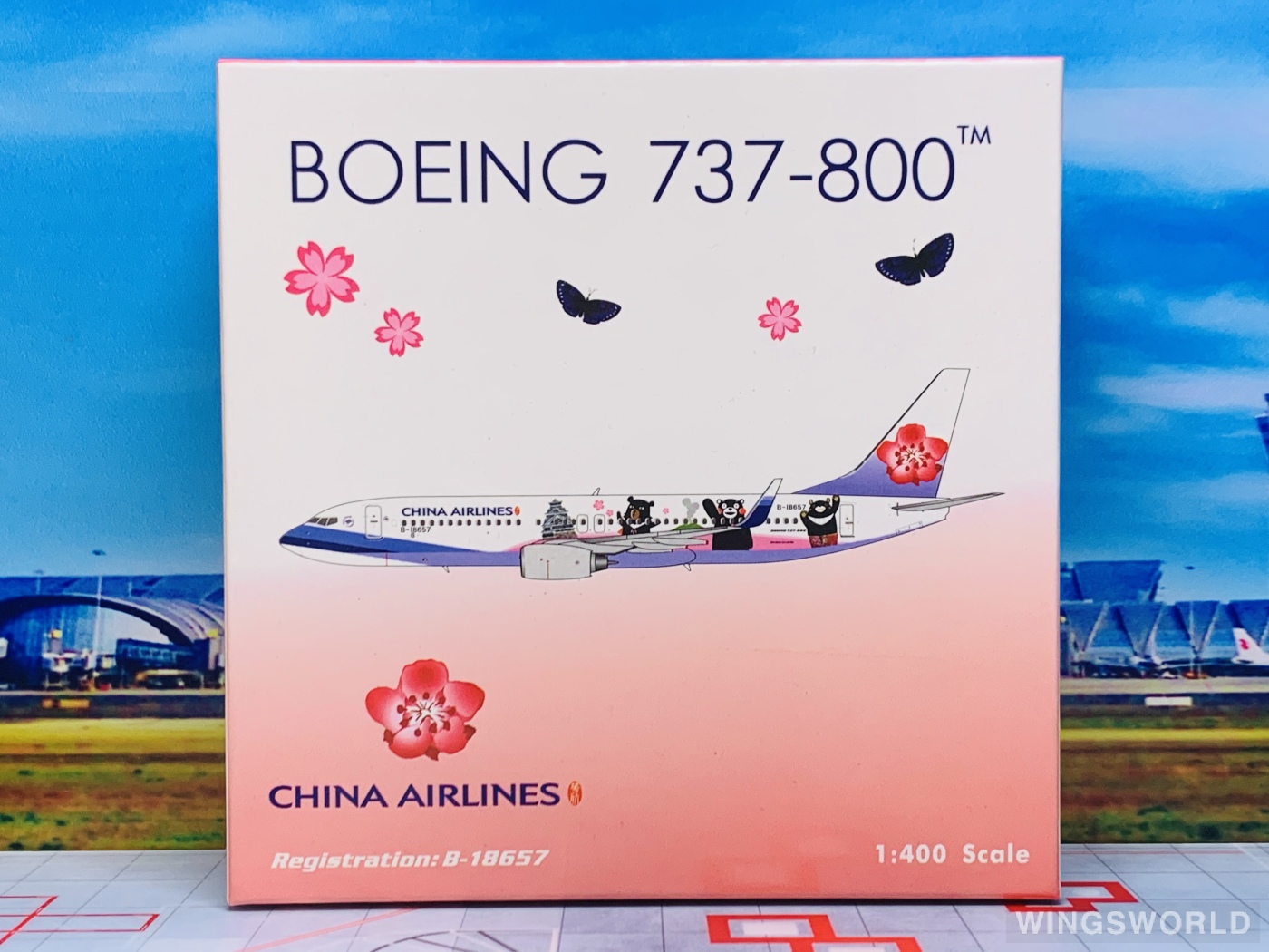 Phoenix 1:400 PH04142 China Airlines 中华航空 Boeing 737-800 B-18657