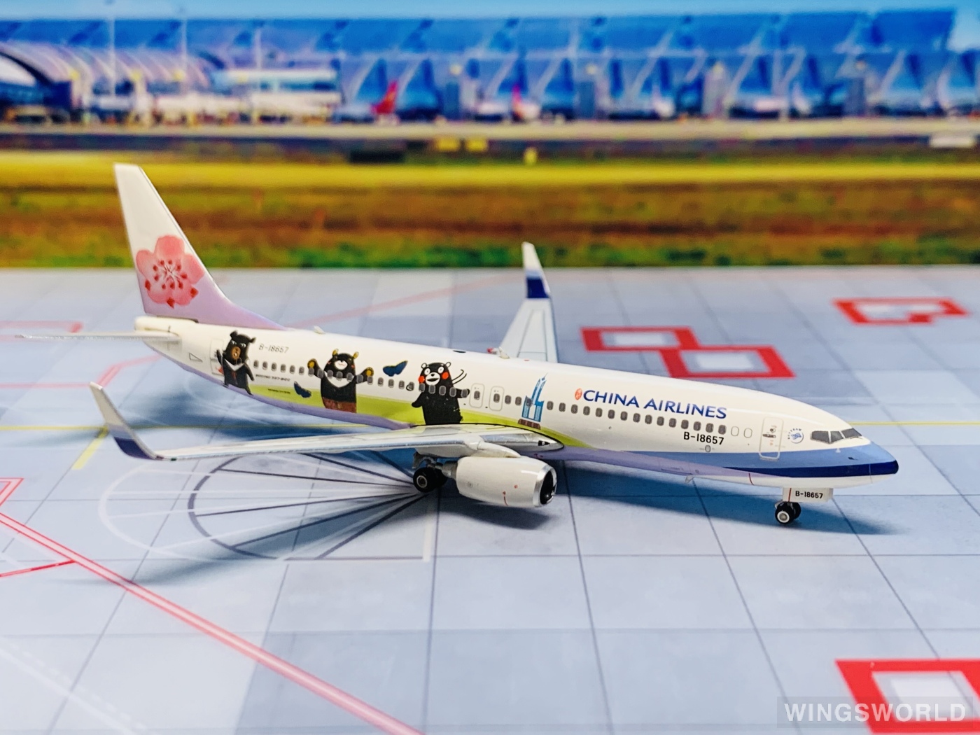 Phoenix 1:400 PH04142 China Airlines 中华航空 Boeing 737-800 B-18657
