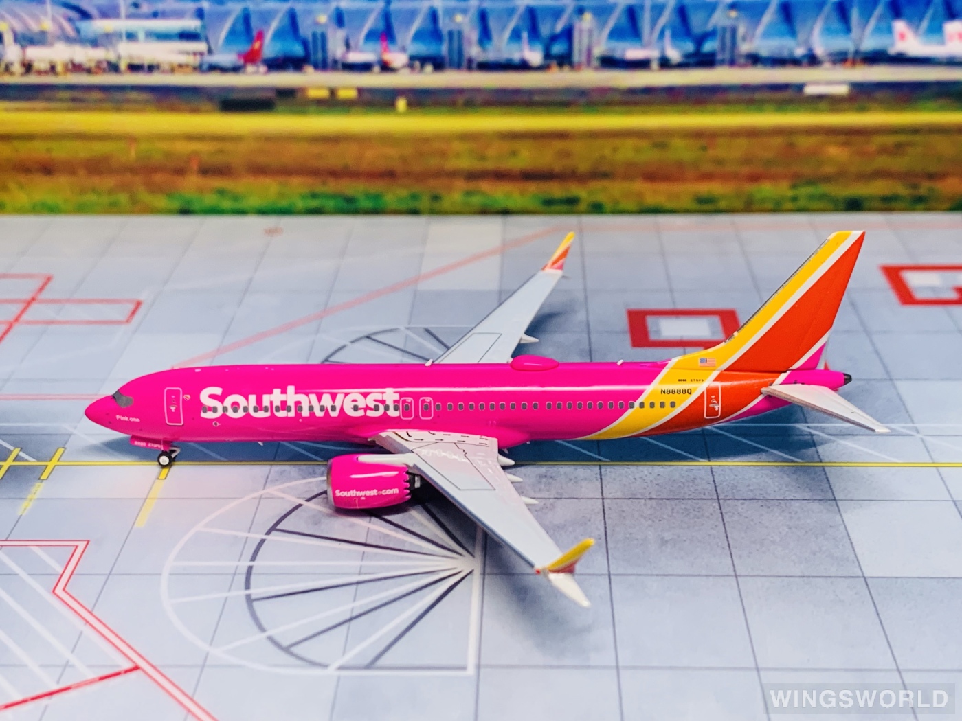 NGmodels 1:400 NG88015 Southwest Airlines 美国西南航空 Boeing 737 MAX 8 N8888Q