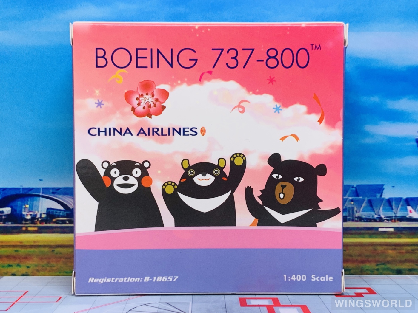 Phoenix 1:400 PH04142 China Airlines 中华航空 Boeing 737-800 B-18657