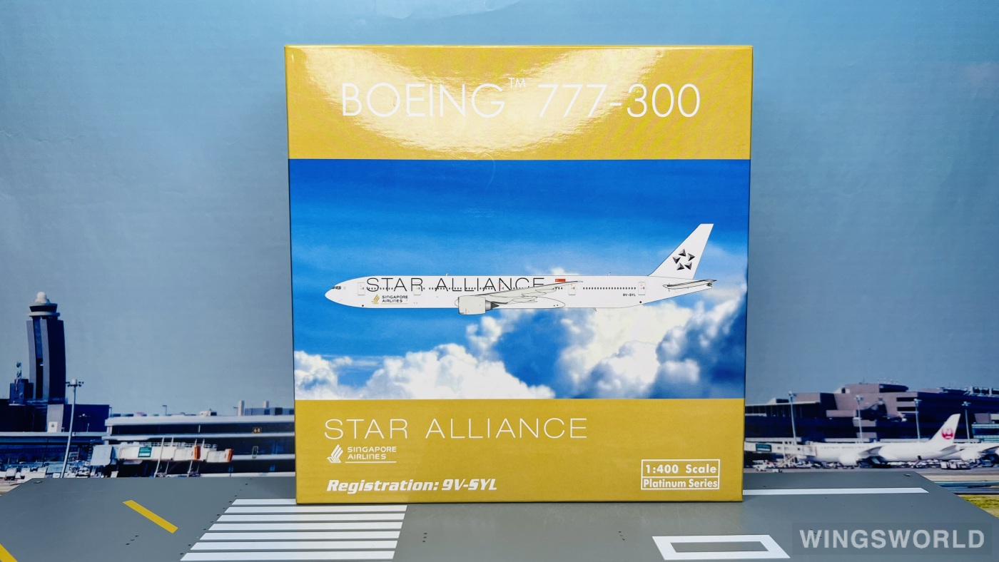 Phoenix 1:400 PH10930 Singapore Airlines 新加坡航空 Boeing 777-300 9V-SYL