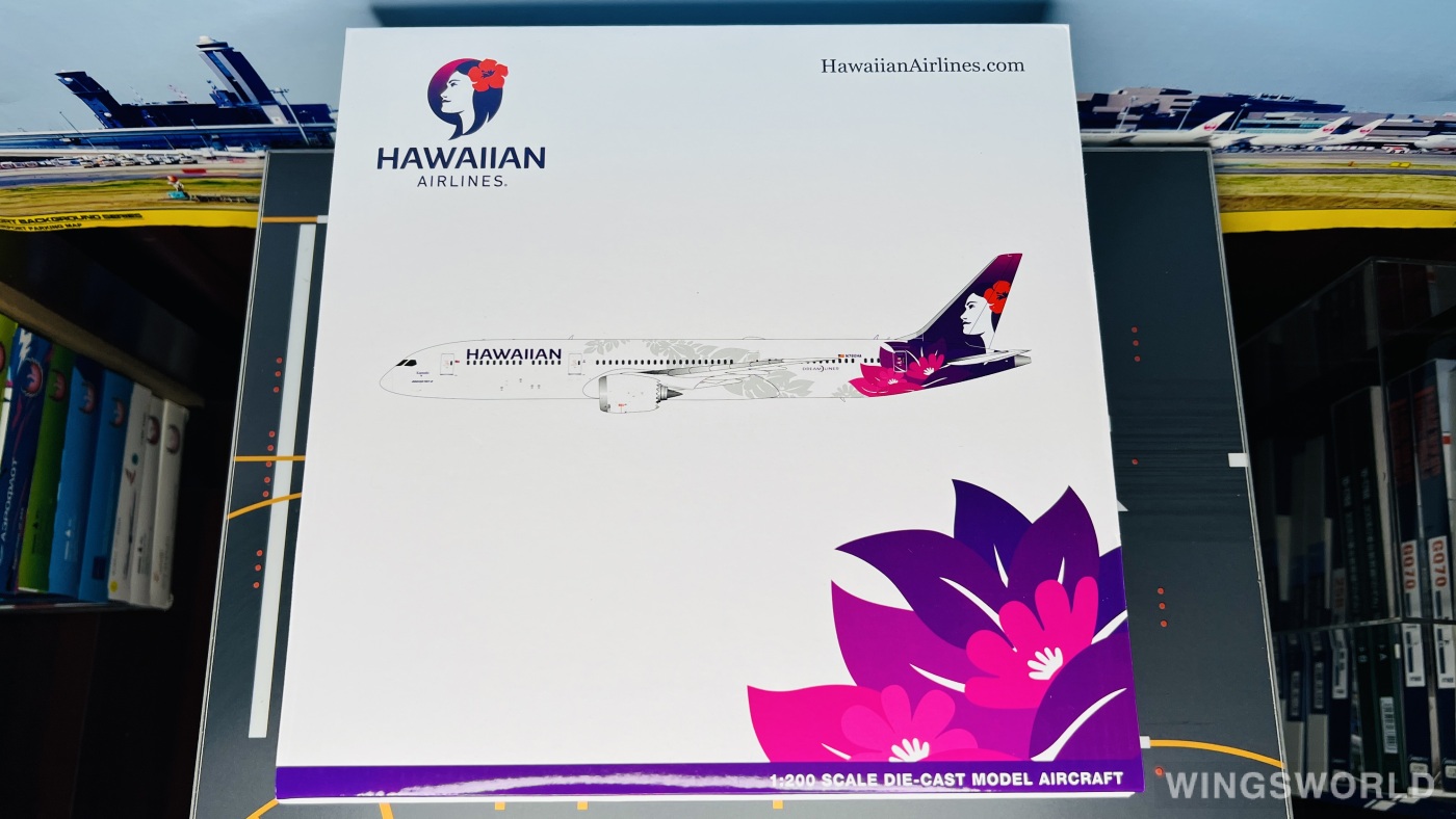 Geminijets 1:200 G2HAL1051 Hawaiian Airlines 夏威夷航空 Boeing 787-9 N780HA