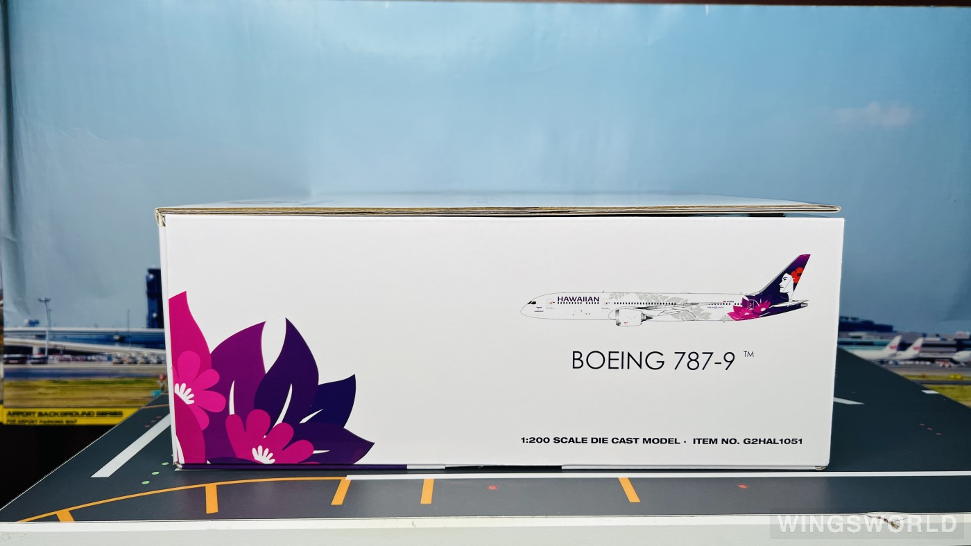 Geminijets 1:200 G2HAL1051 Hawaiian Airlines 夏威夷航空 Boeing 787-9 N780HA