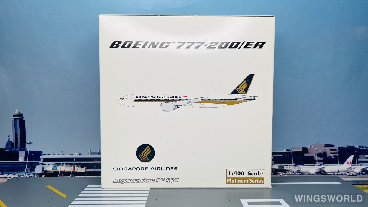 Phoenix 1:400 PH10214 Singapore Airlines 新加坡航空 Boeing 777-200 9V-SQH