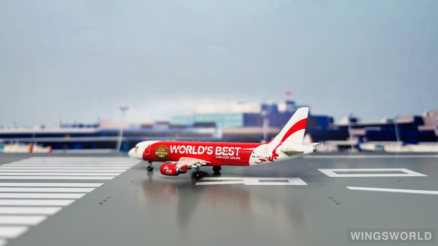 Phoenix 1:400 PH10336 AirAsia 亚洲航空 Airbus A320 9M-AFC