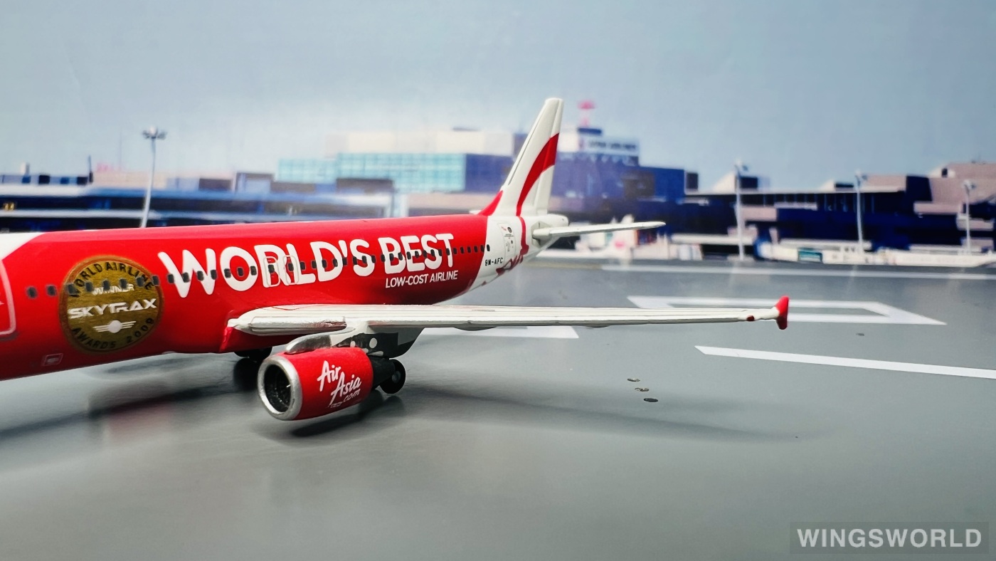 Phoenix 1:400 PH10336 AirAsia 亚洲航空 Airbus A320 9M-AFC
