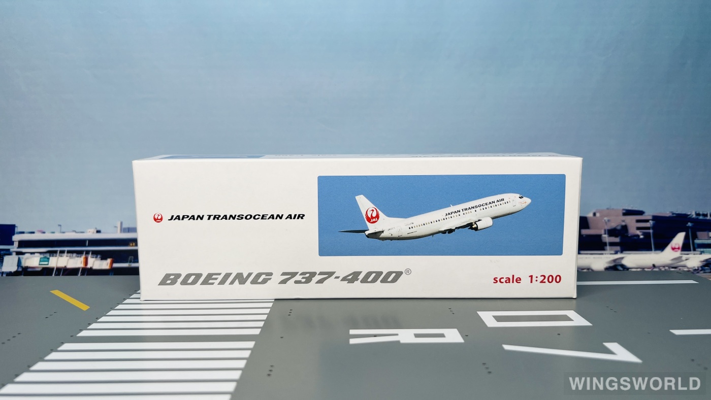 Hogan 1:200 BJQ1169 Japan Transocean Air 日本越洋航空 Boeing 737-400 JA8669