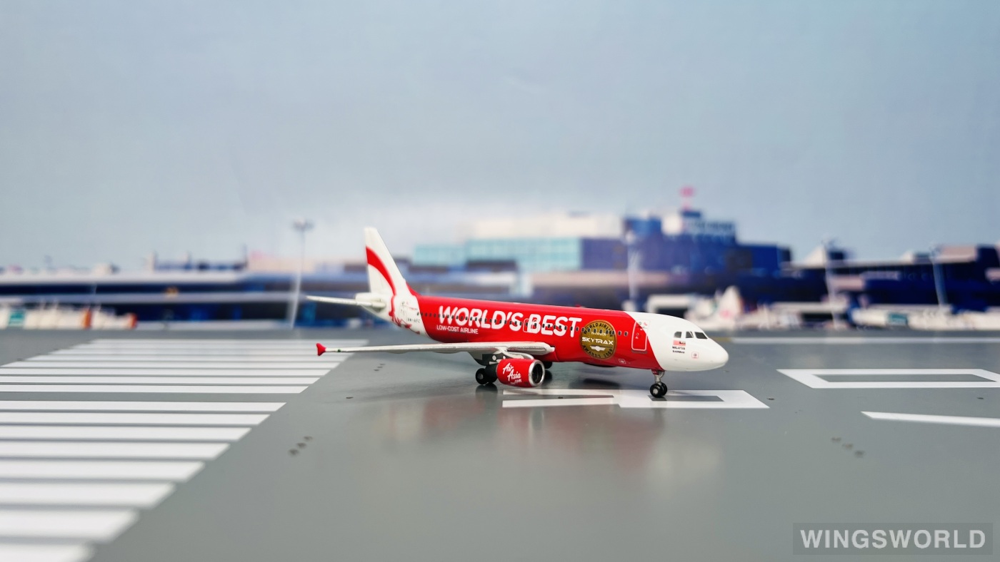 Phoenix 1:400 PH10336 AirAsia 亚洲航空 Airbus A320 9M-AFC
