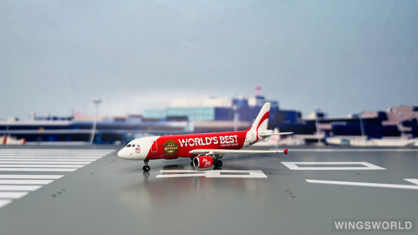 Phoenix 1:400 PH10336 AirAsia 亚洲航空 Airbus A320 9M-AFC