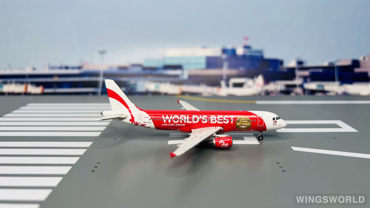 Phoenix 1:400 PH10336 AirAsia 亚洲航空 Airbus A320 9M-AFC