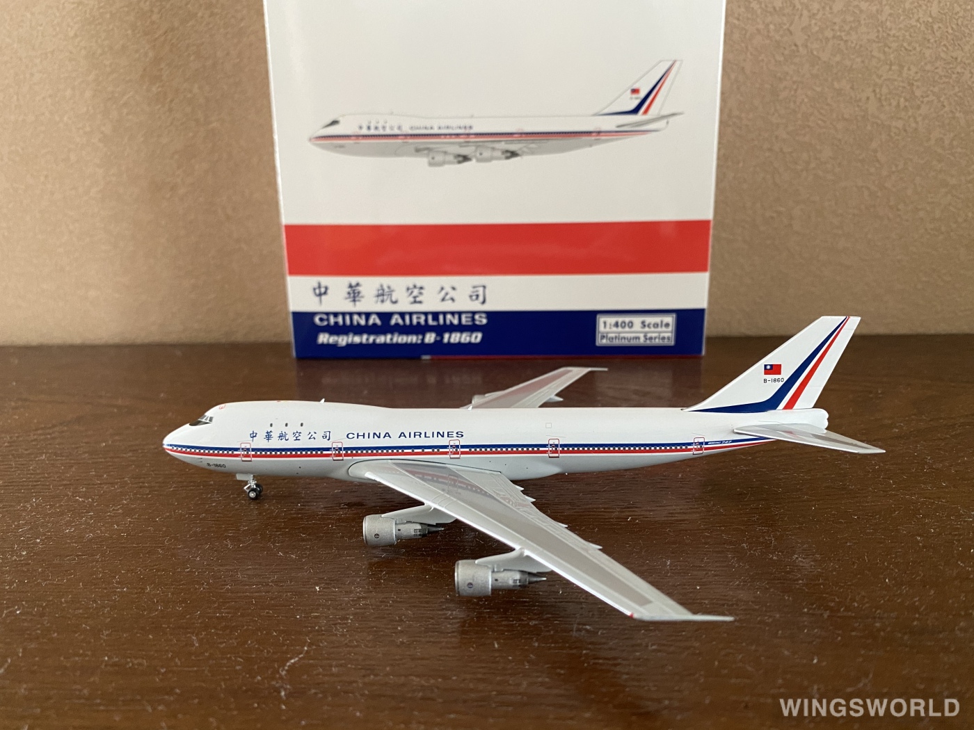 Phoenix 1:400 PH11884 China Airlines 中华航空 Boeing 747-100 B-1860