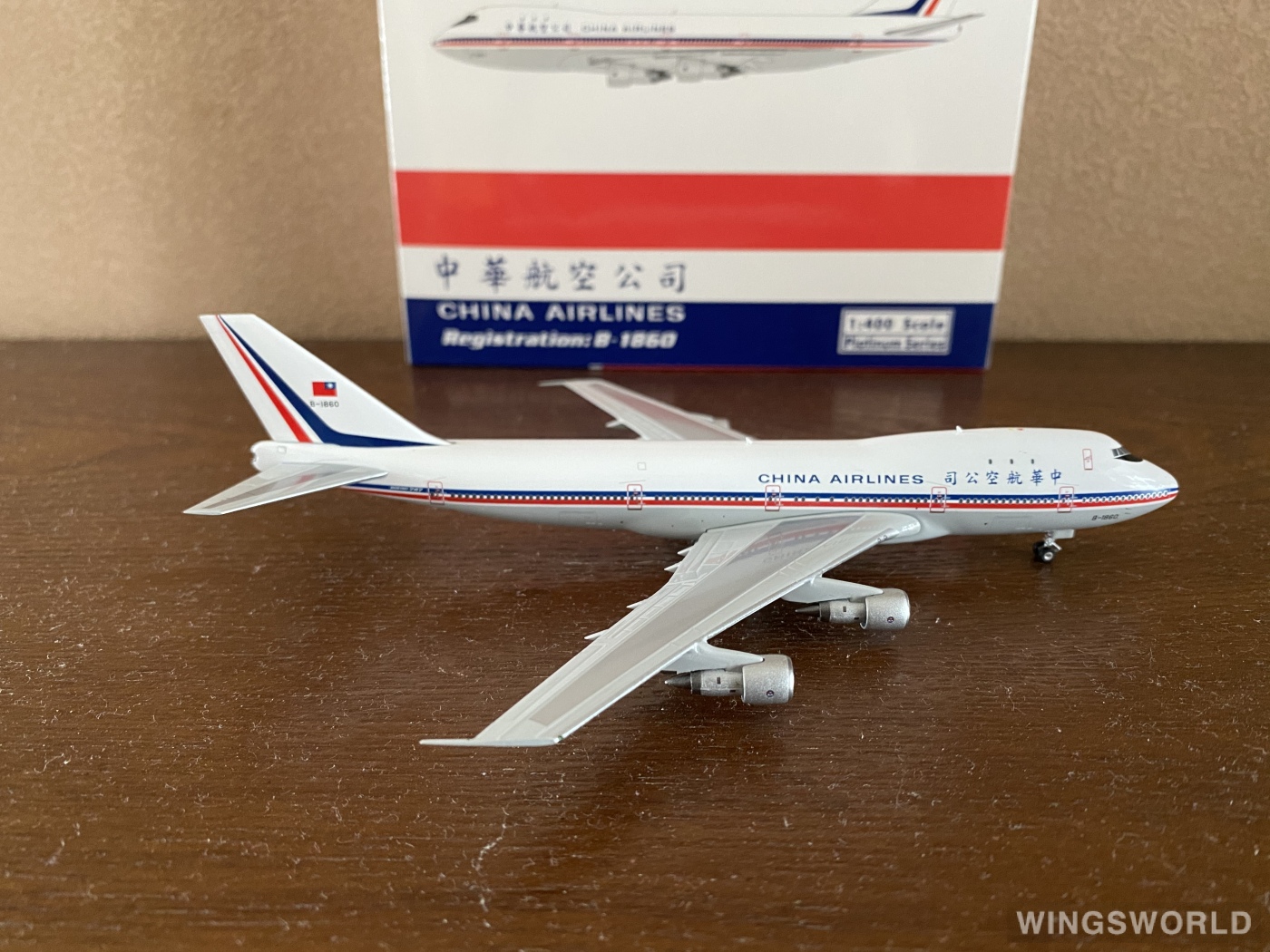 Phoenix 1:400 PH11884 China Airlines 中华航空 Boeing 747-100 B-1860