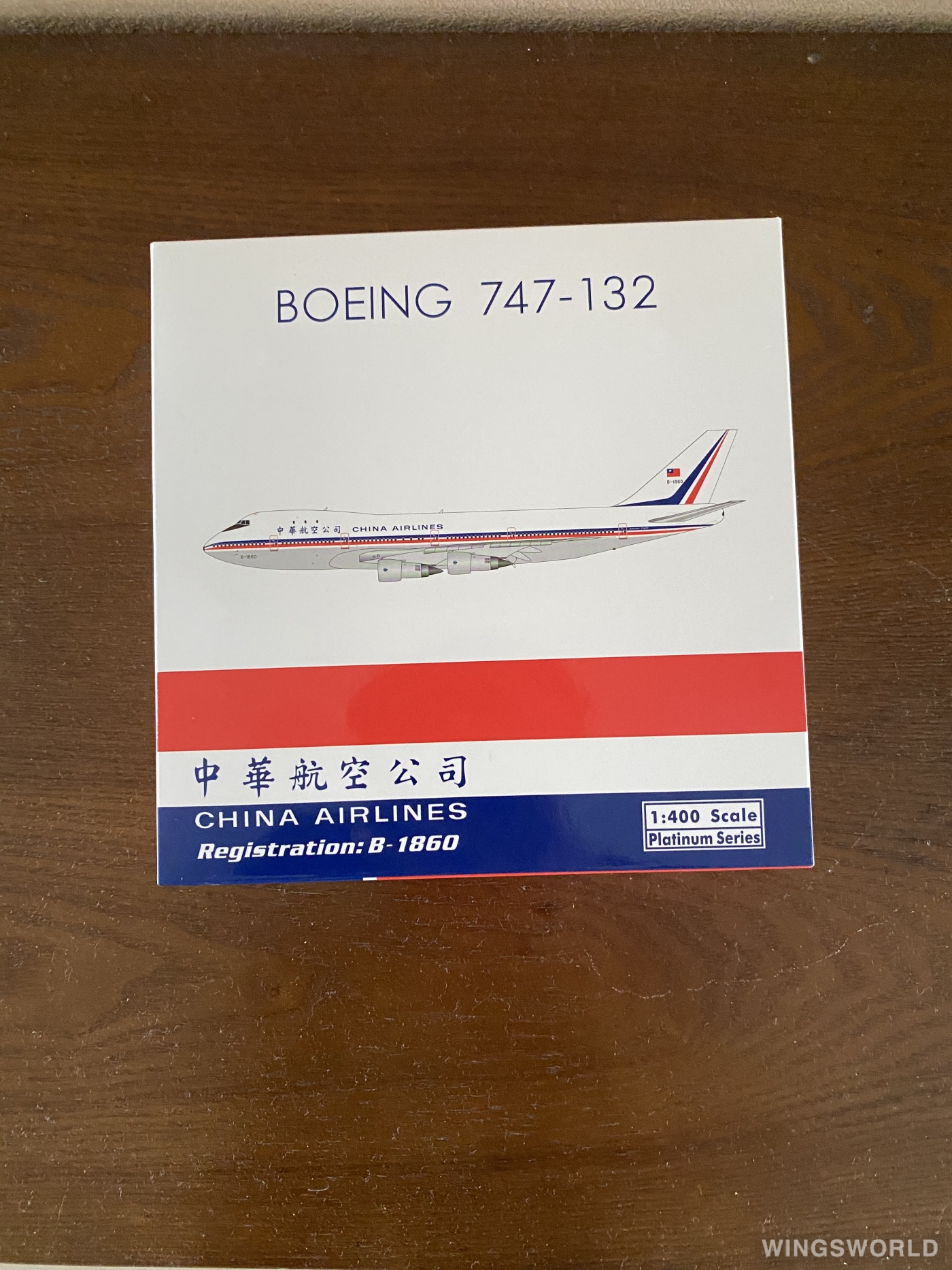 Phoenix 1:400 PH11884 China Airlines 中华航空 Boeing 747-100 B-1860