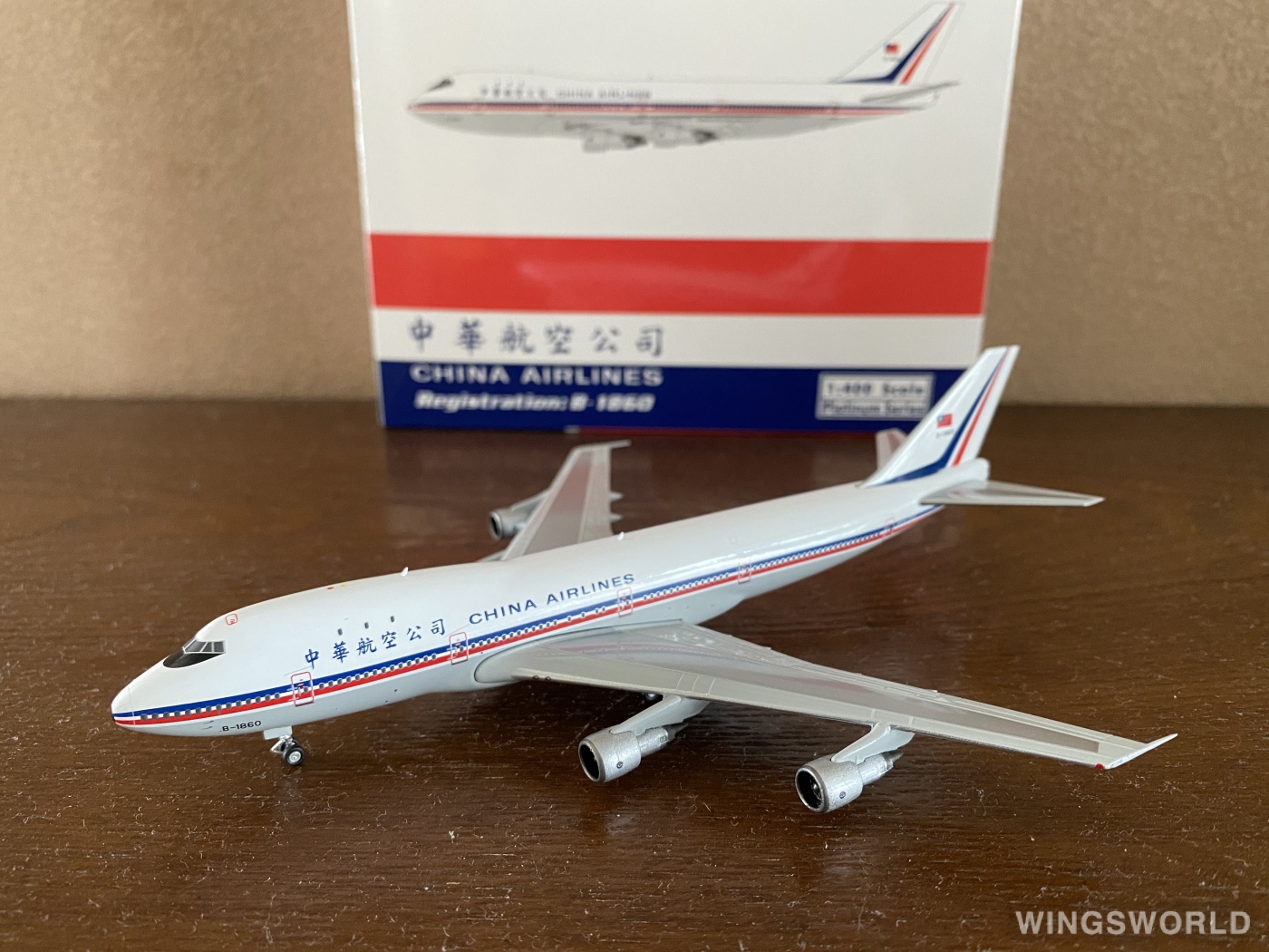 Phoenix 1:400 PH11884 China Airlines 中华航空 Boeing 747-100 B-1860