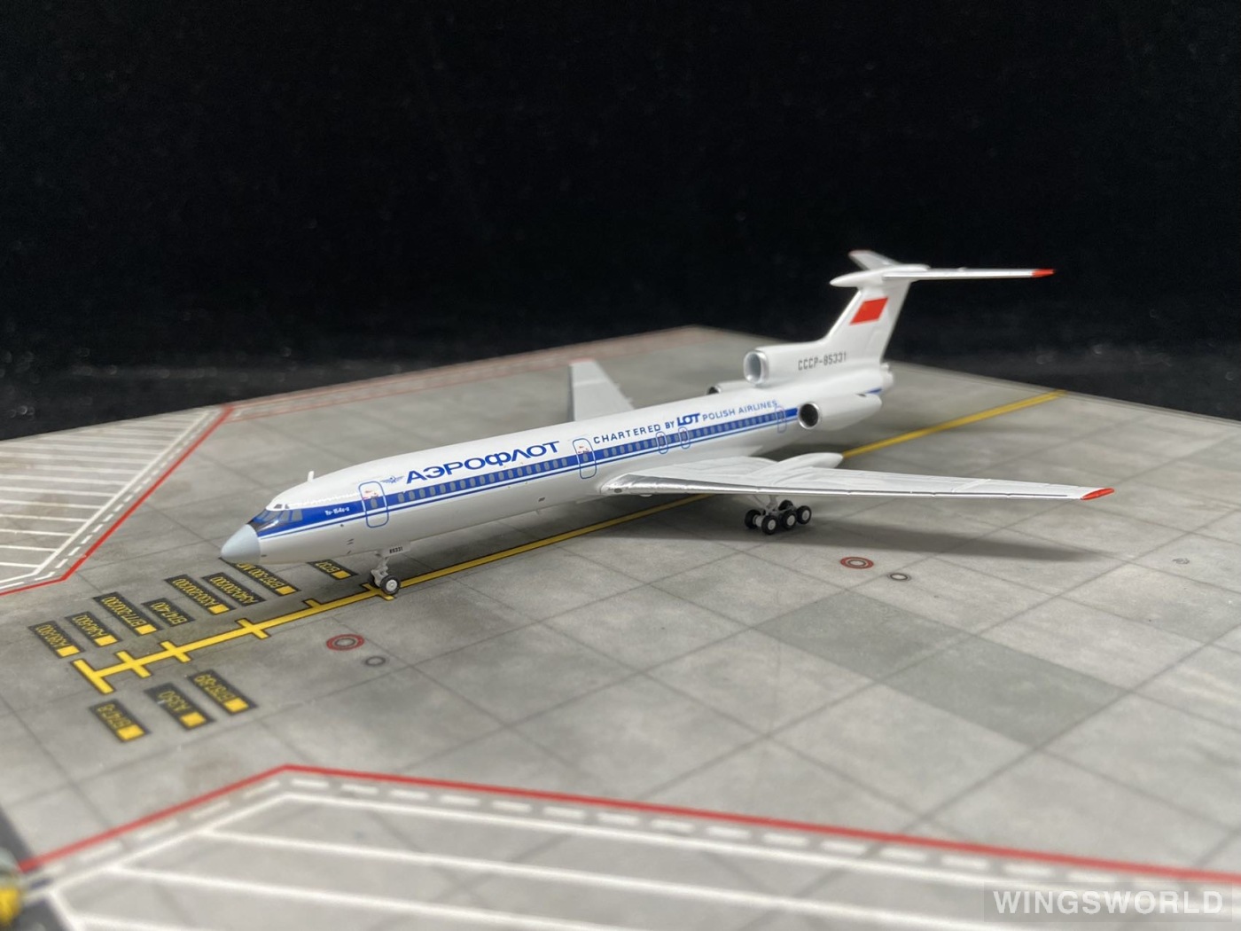 NGmodels 1:400 NG54017 Aeroflot 俄罗斯航空 Tupolev Tu-154 CCCP-85331