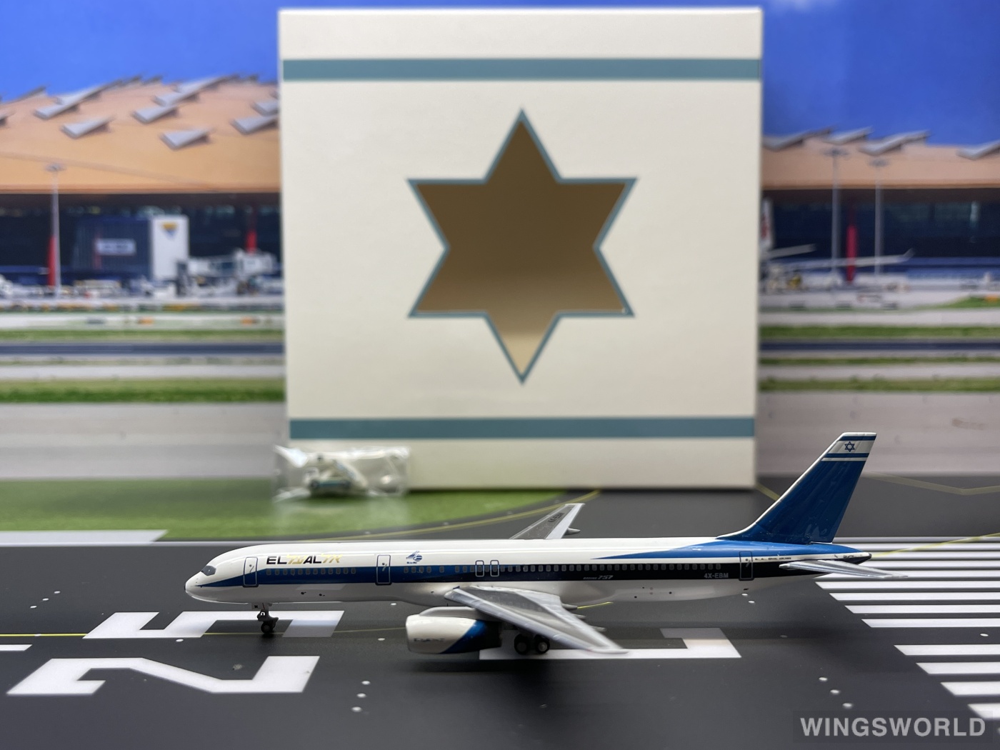 AeroClassics 1:400 AC419462 El Al 以色列航空 Boeing 757-200 4X-EBM
