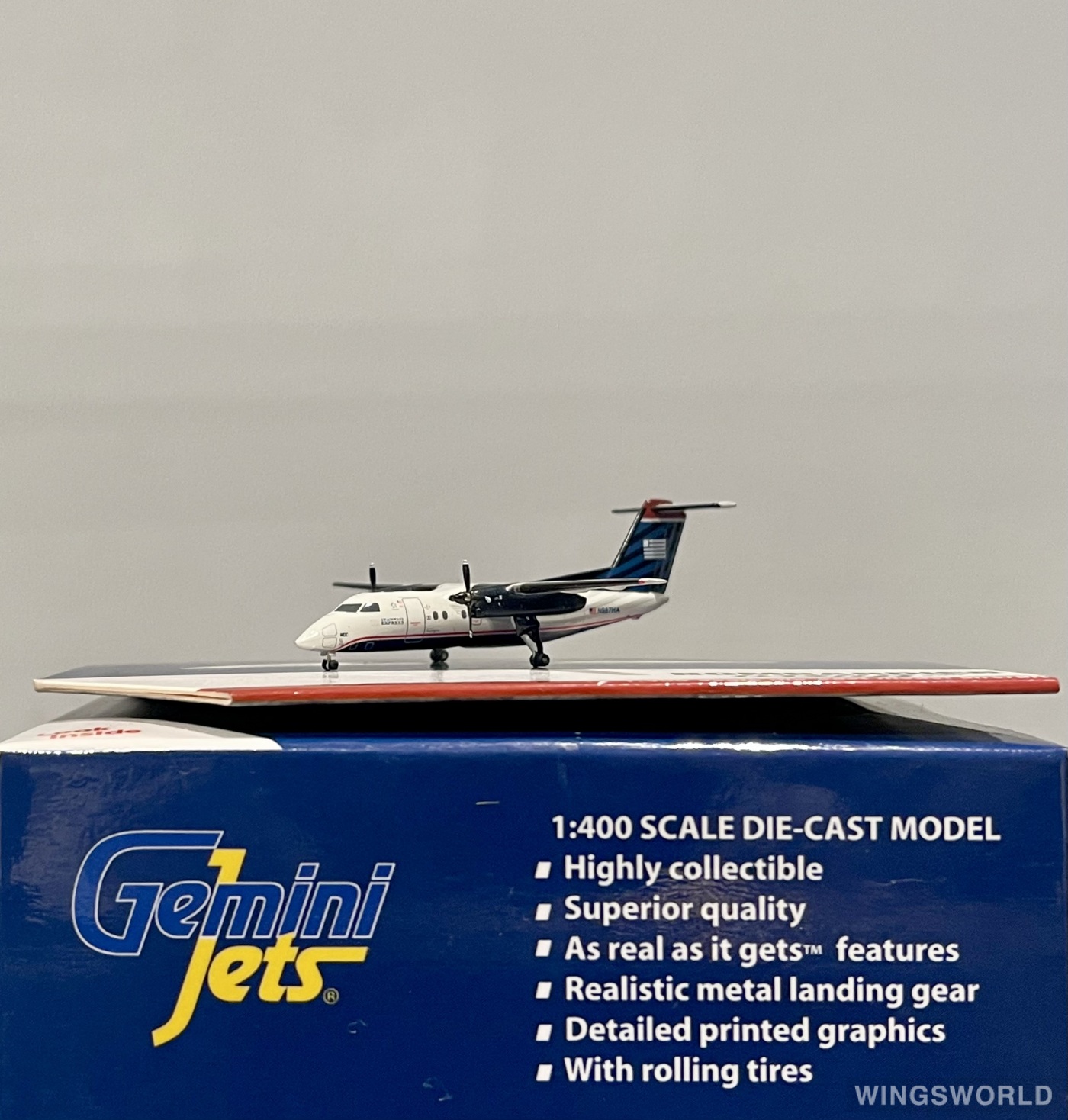 Geminijets 1:400 GJUSA1017 US Airways 全美航空 Bombardier Dash 8-100 N987HA