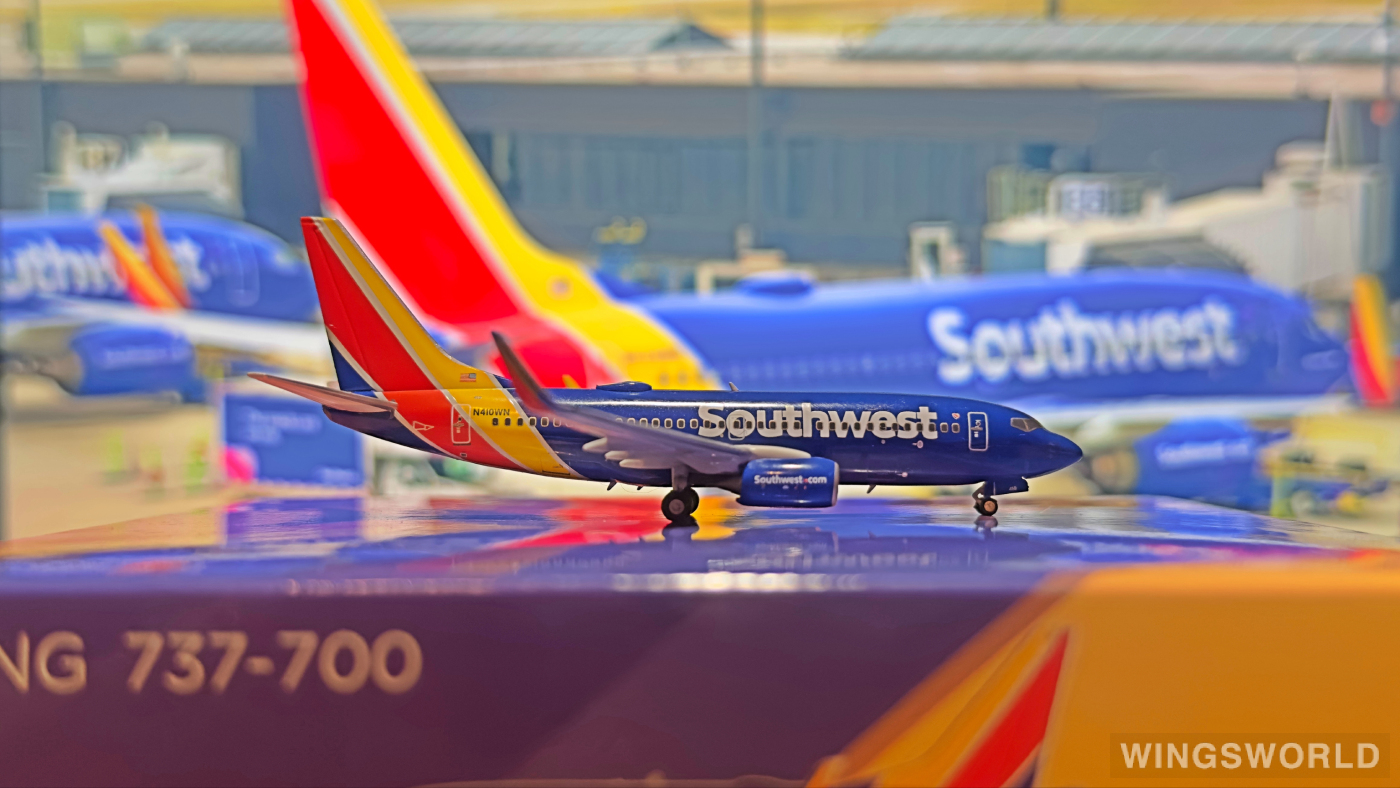 NGmodels 1:400 NG77043 Southwest Airlines 美国西南航空 Boeing 737-700 N410WN