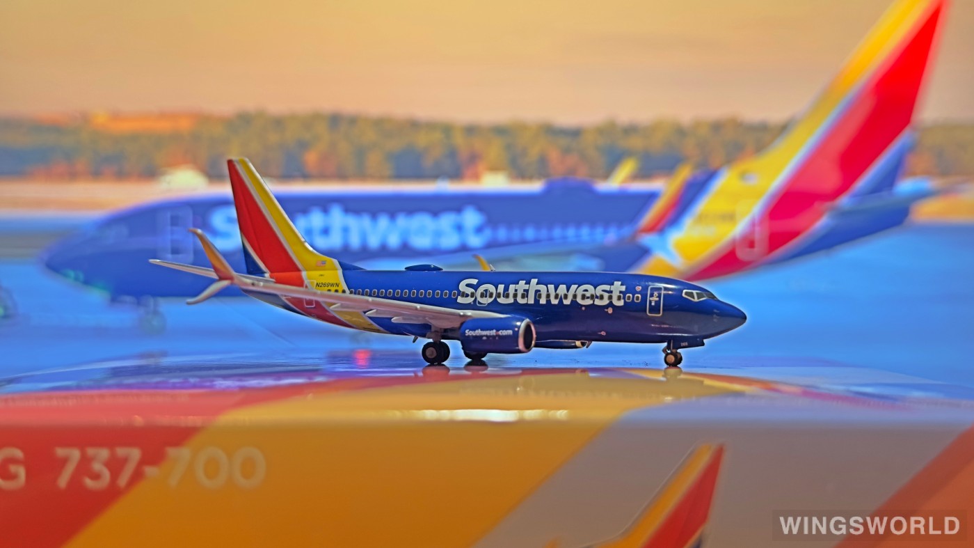 NGmodels 1:400 NG77041 Southwest Airlines 美国西南航空 Boeing 737-700 N269WN