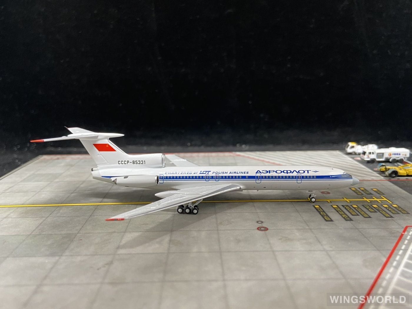 NGmodels 1:400 NG54017 Aeroflot 俄罗斯航空 Tupolev Tu-154 CCCP-85331