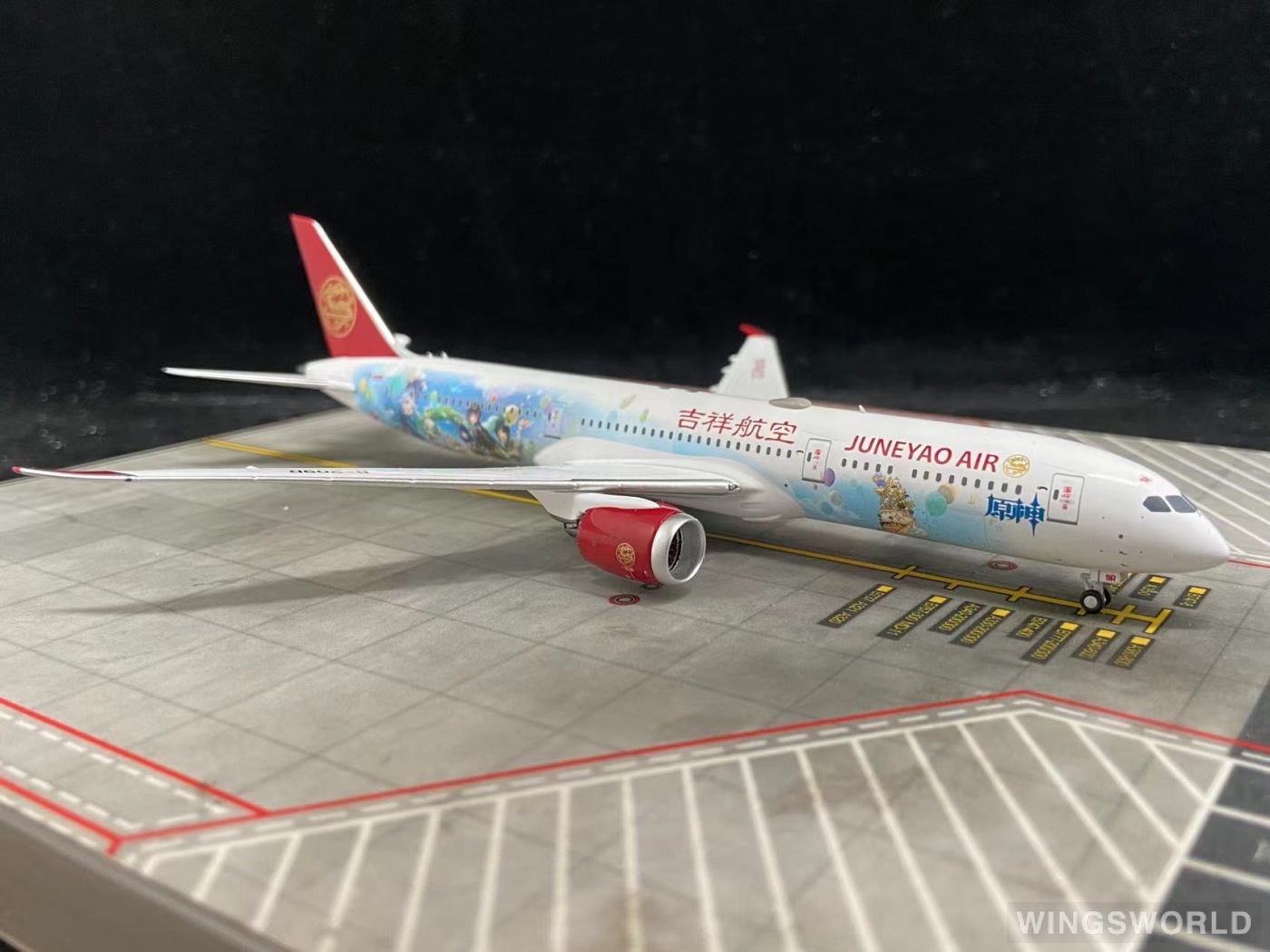 NGmodels 1:400 NG55122 Juneyao Airlines 吉祥航空 Boeing 787-9 B-209R