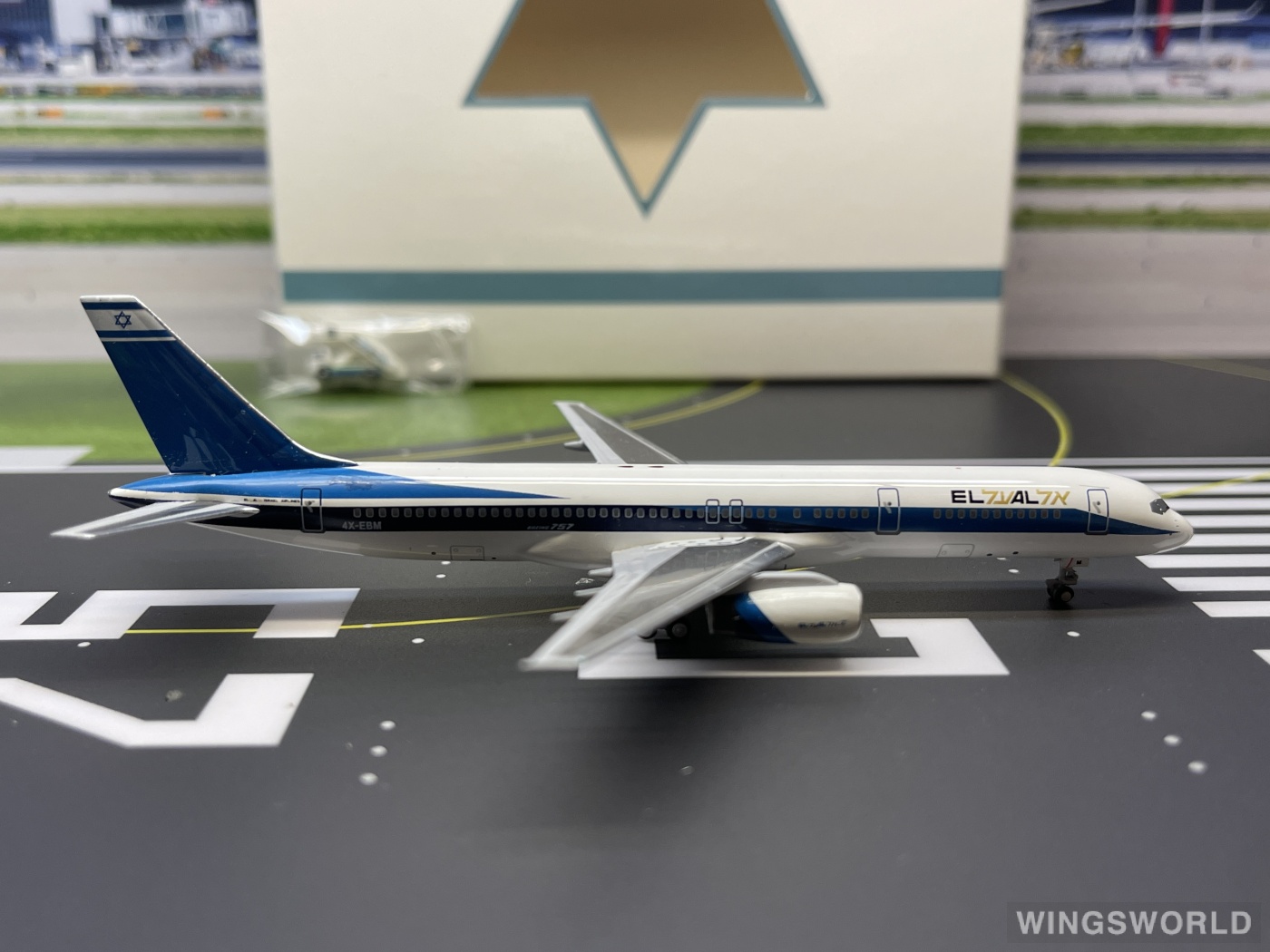 AeroClassics 1:400 AC419462 El Al 以色列航空 Boeing 757-200 4X-EBM