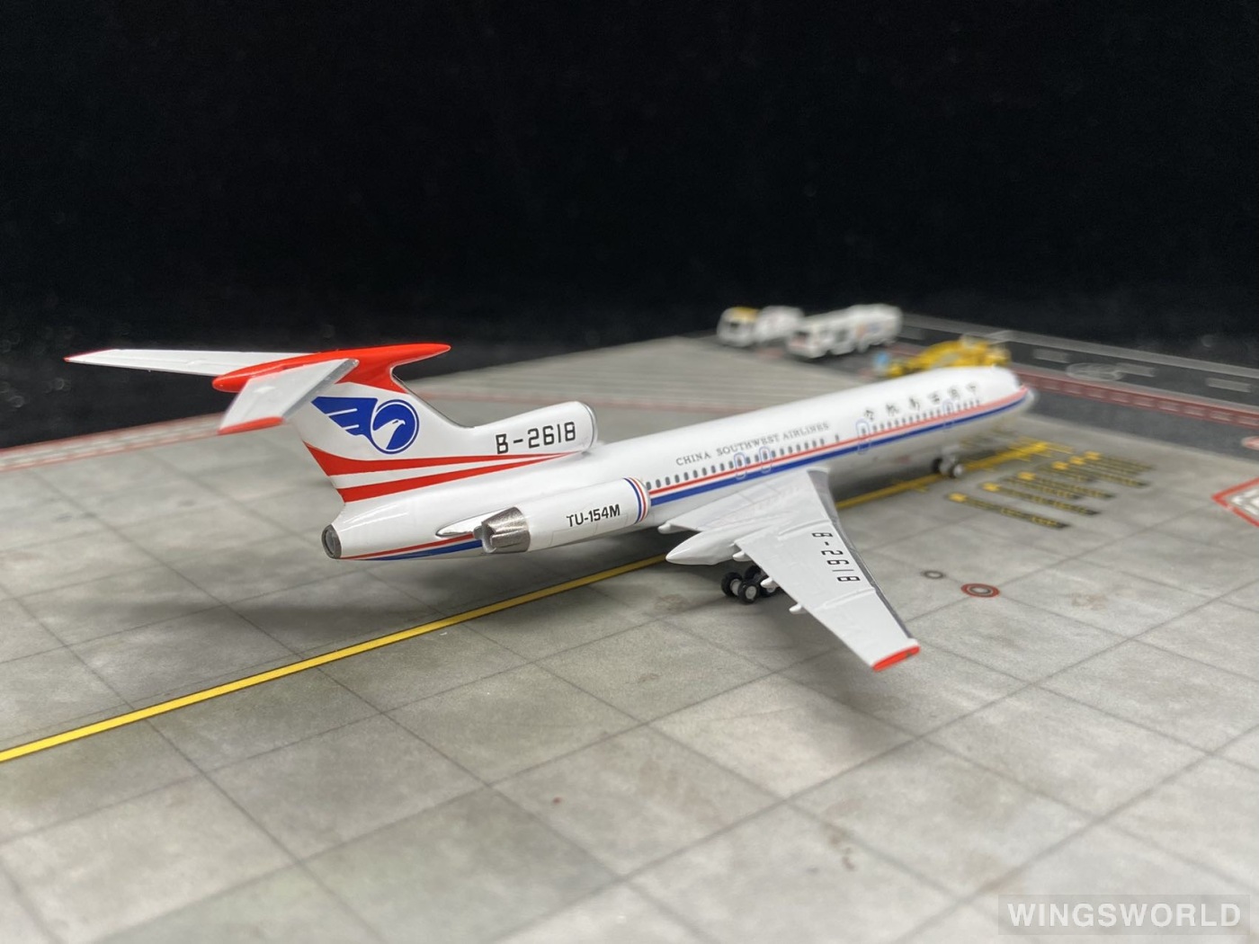 NGmodels 1:400 NG54020 China Southwest Airlines 中国西南航空 Tupolev Tu-154 B-2618