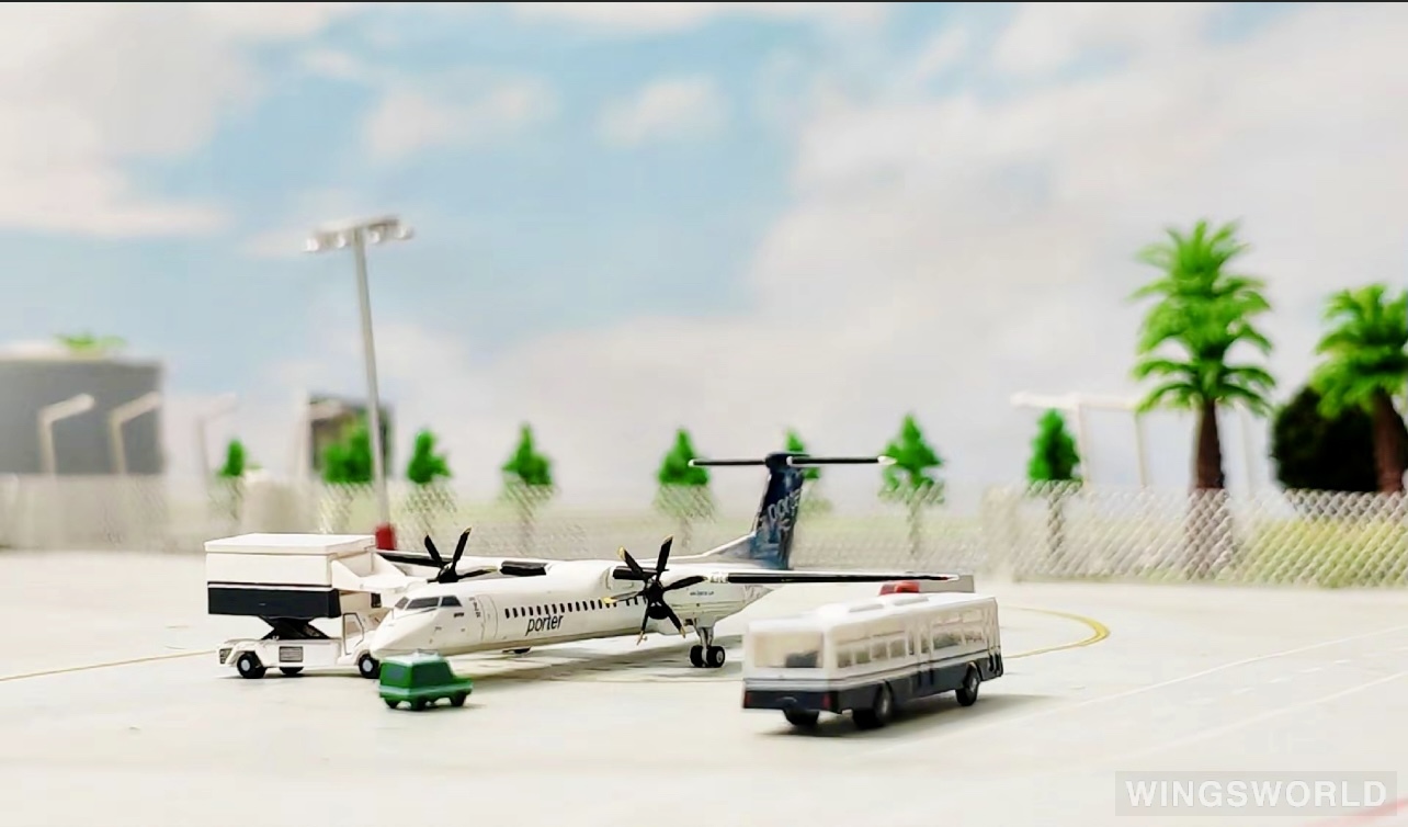 Geminijets 1:400 GJPOE1519 Porter Airlines 波特航空 Bombardier Dash 8-400 C-GLQC