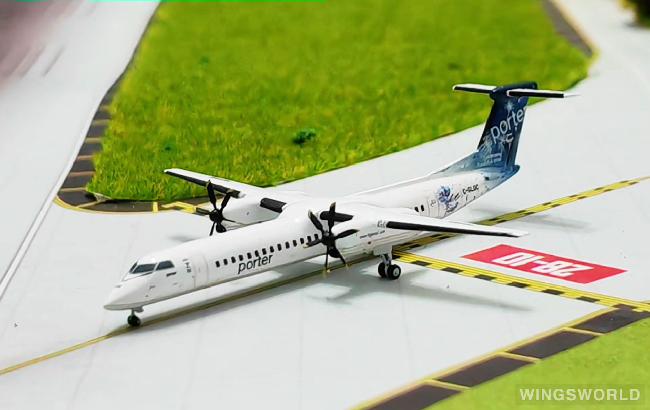Geminijets 1:400 GJPOE1519 Porter Airlines 波特航空 Bombardier Dash 8-400 C-GLQC