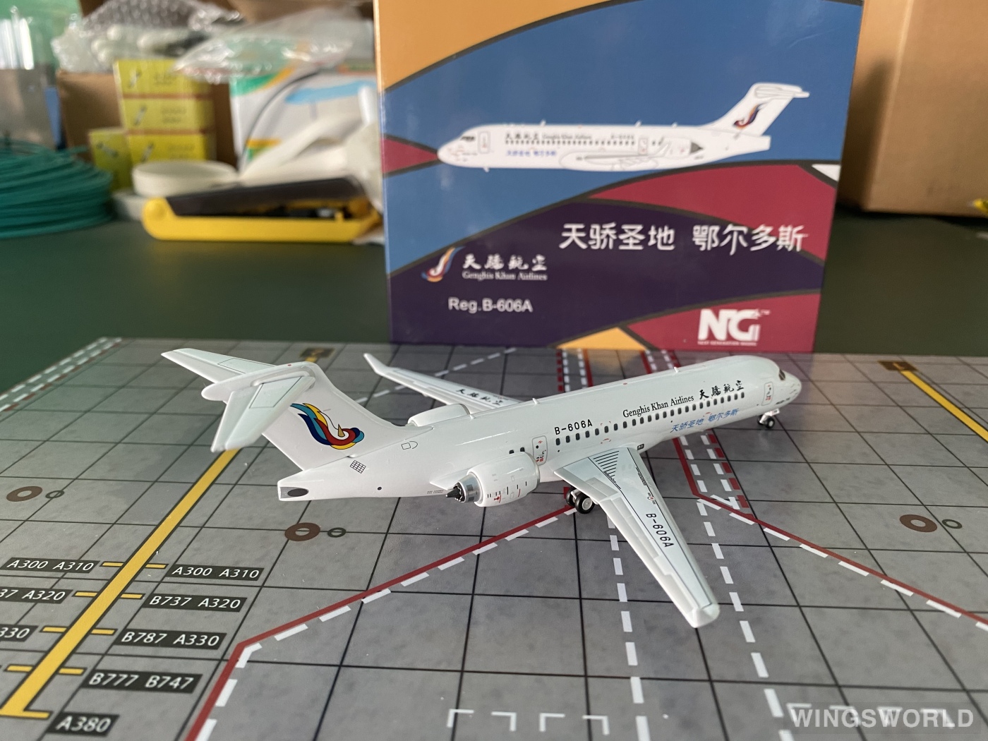 NGmodels 1:200 NG20117 Genghis Khan Airlines 天骄航空 Comac ARJ21-700 B-606A