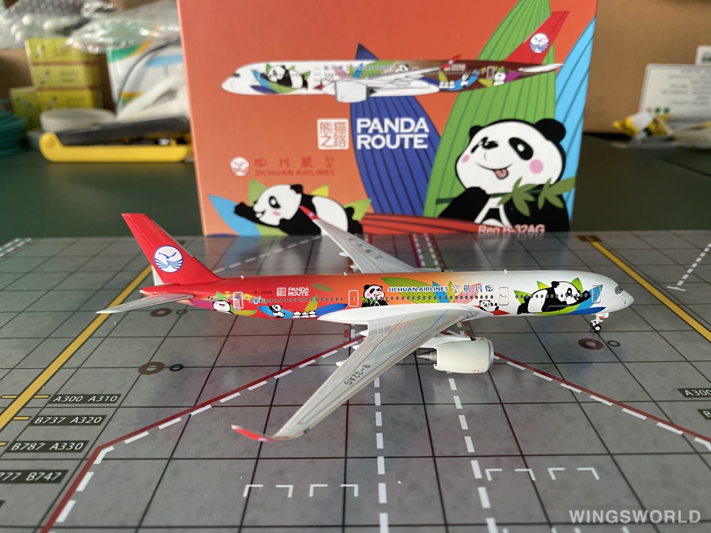 NGmodels 1:400 NG39062 Sichuan Airlines 四川航空 Airbus A350-900 B-32AG