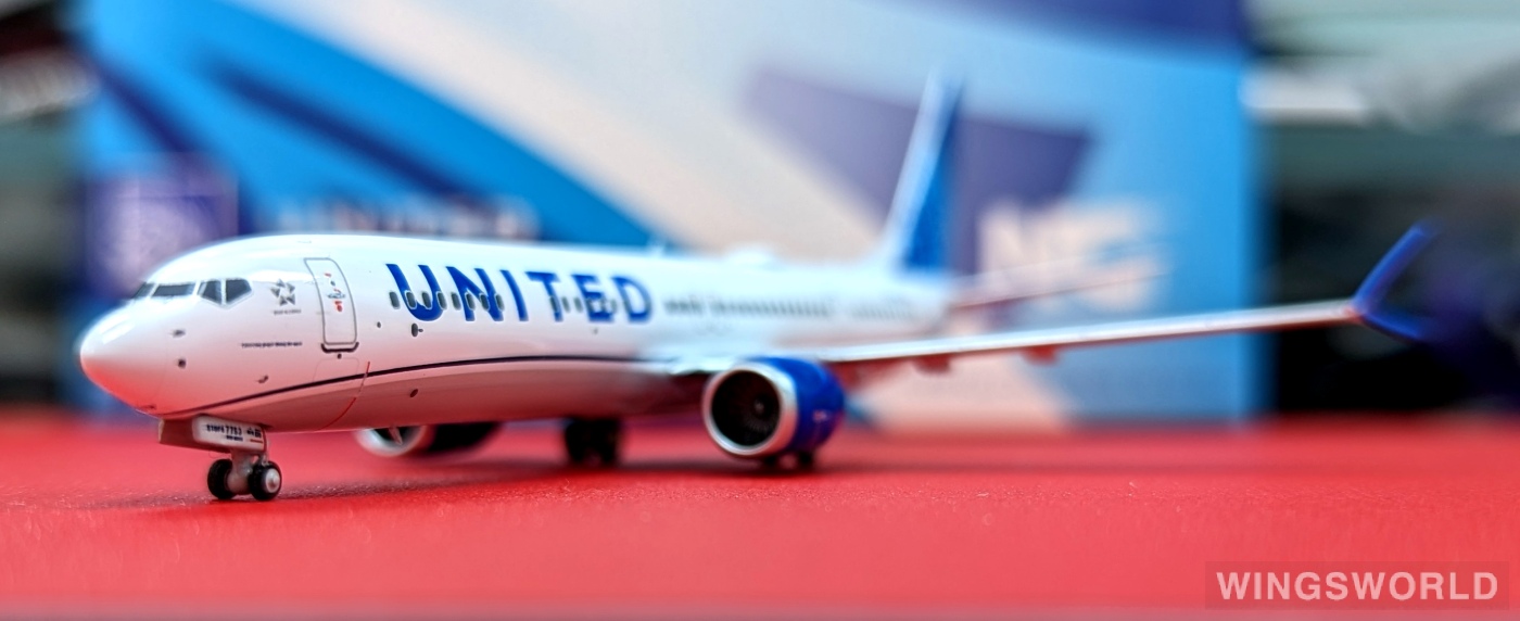 NGmodels 1:400 NG90001 United Airlines 美国联合航空 Boeing 737 MAX 10 N27753
