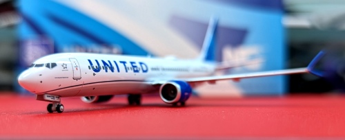 NGmodels 1:400 Boeing 737 MAX 10 United Airlines 美国联合