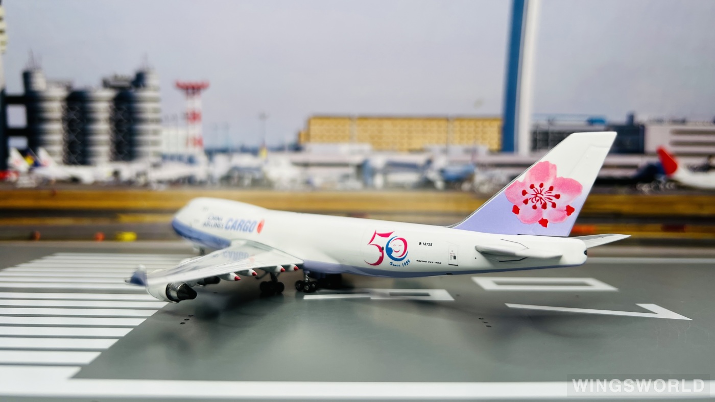Phoenix 1:400 PH10363A China Airlines 中华航空 Boeing 747-400 B-18725