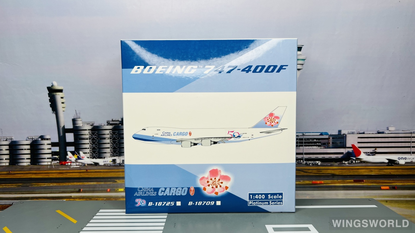 Phoenix 1:400 PH10363A China Airlines 中华航空 Boeing 747-400 B-18725