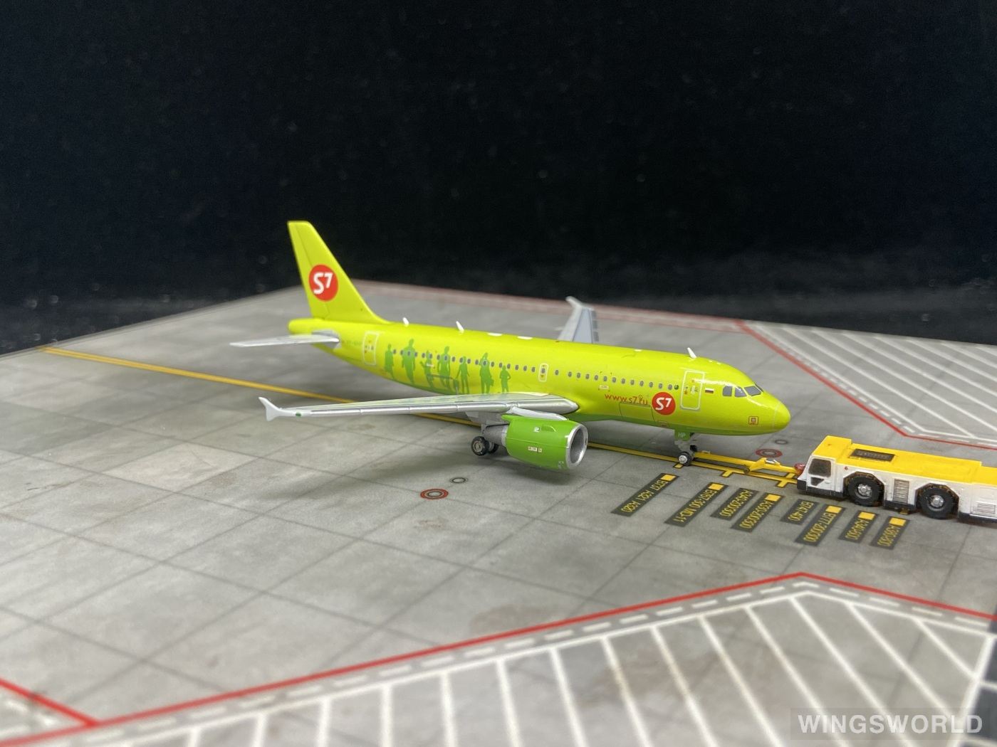 シベリアS7航空 Aviationtag A319 Geminijets 1:400 Airbus A319 S7 Airlines 西伯利亚航空