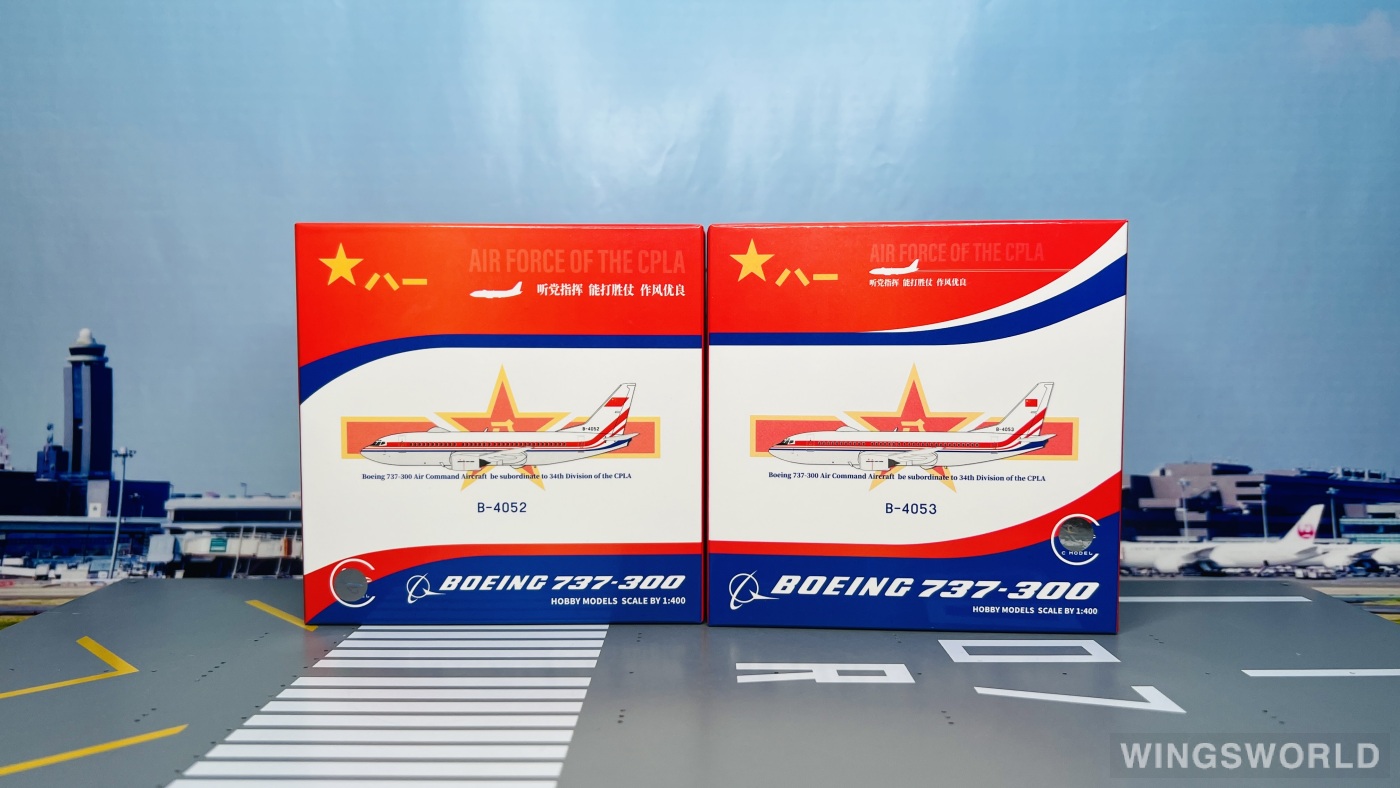 C Model 1:400 C0013 PLAAF 中国空军 Boeing 737-300 B-4053