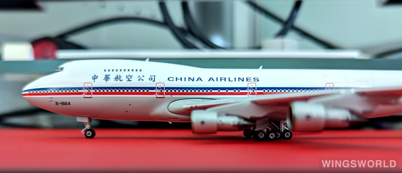 Phoenix 1:400 PH11870 China Airlines 中华航空 Boeing 747-200 B-1864