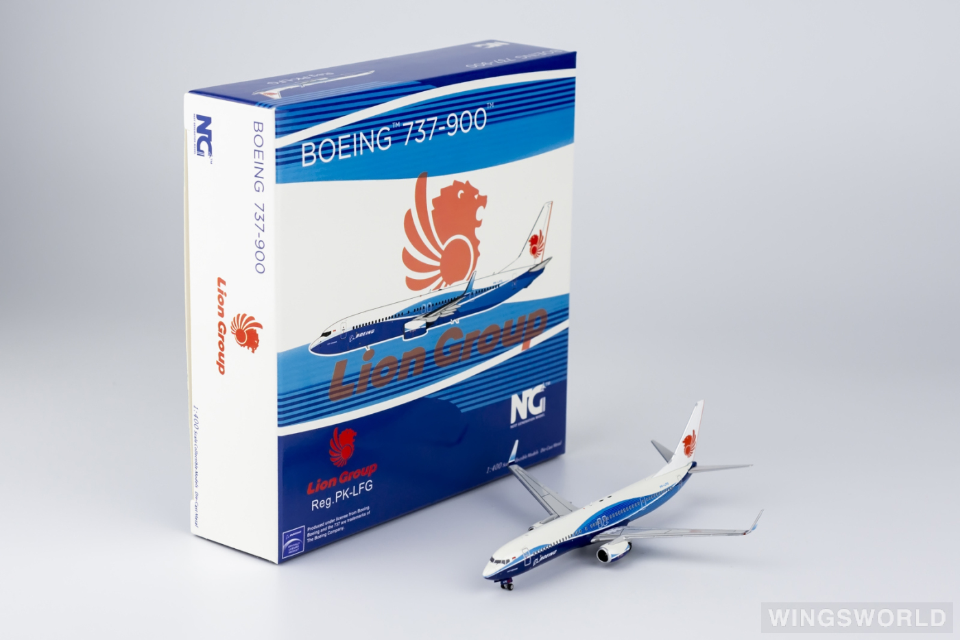 Phoenix 1:400 PH10648 Lion Air 狮子航空 Boeing 737-900ER PK-LJP