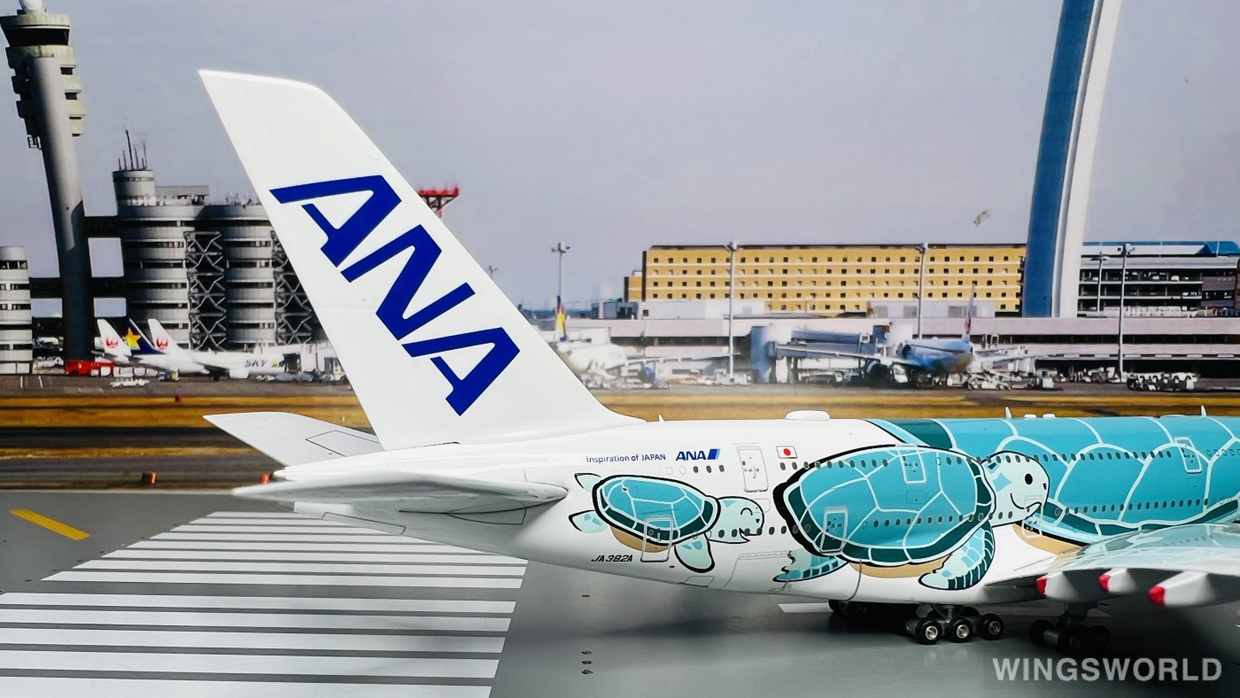 Aviation400 1:400 Airbus A380-800 ANA 全日空WB4032 JA382A 的