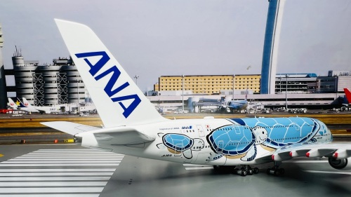 Aviation400 1:400 Airbus A380-800 ANA 全日空WB4031 JA381A 图片和