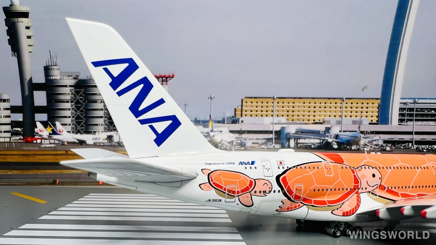 Aviation400 1:400 Airbus A380-800 ANA 全日空WB4033 JA383A 的