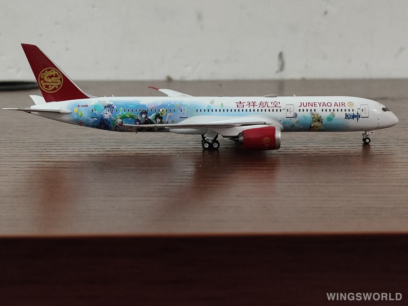 NGmodels 1:400 NG55122 Juneyao Airlines 吉祥航空 Boeing 787-9 B-209R