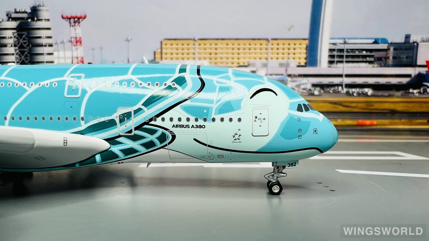 Aviation 1:400 ANA A380-800 JA382A 全日空 Amazon.com: JC Wings All Nippon Airways Green Turtle A380