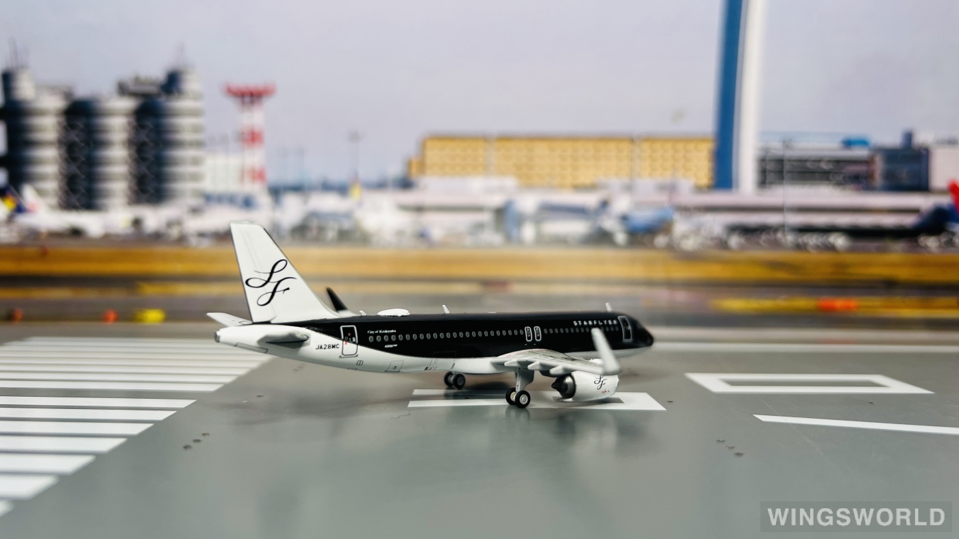 Geminijets 1:400 SFJ4006 StarFlyer 星悦航空 Airbus A320neo JA28MC