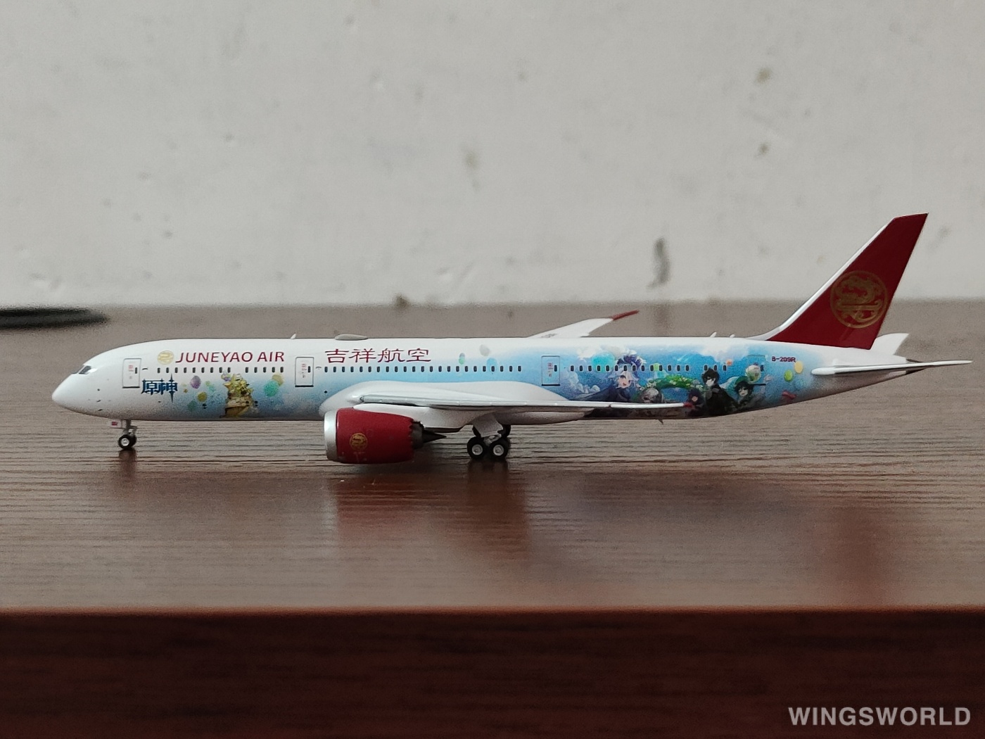 NGmodels 1:400 NG55122 Juneyao Airlines 吉祥航空 Boeing 787-9 B-209R
