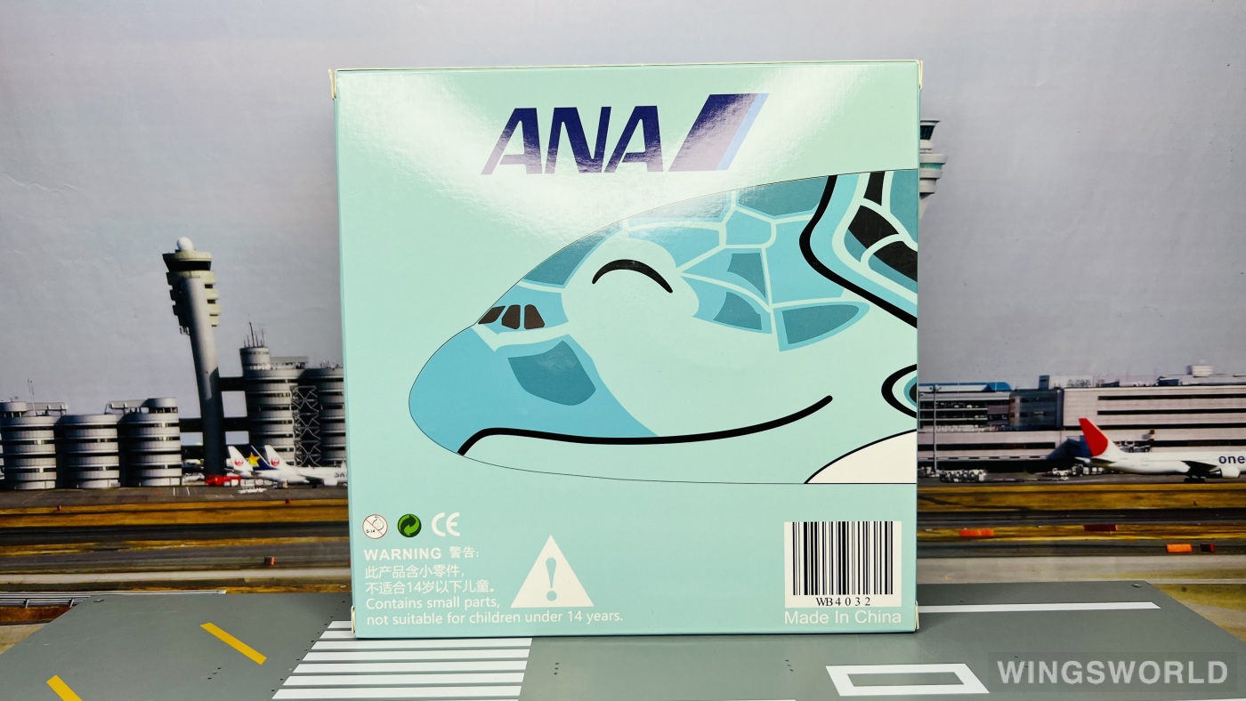 Aviation 1:400 ANA A380-800 JA382A 全日空 ANA All Nippon Airbus A380 Flying Honu Kai Turtle Green