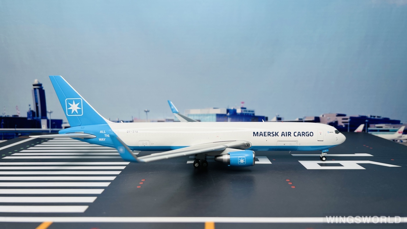 JC Wings 1:200 LH2430C Maersk Air Cargo 马士基航空 Boeing 767-300ER OY-SYA